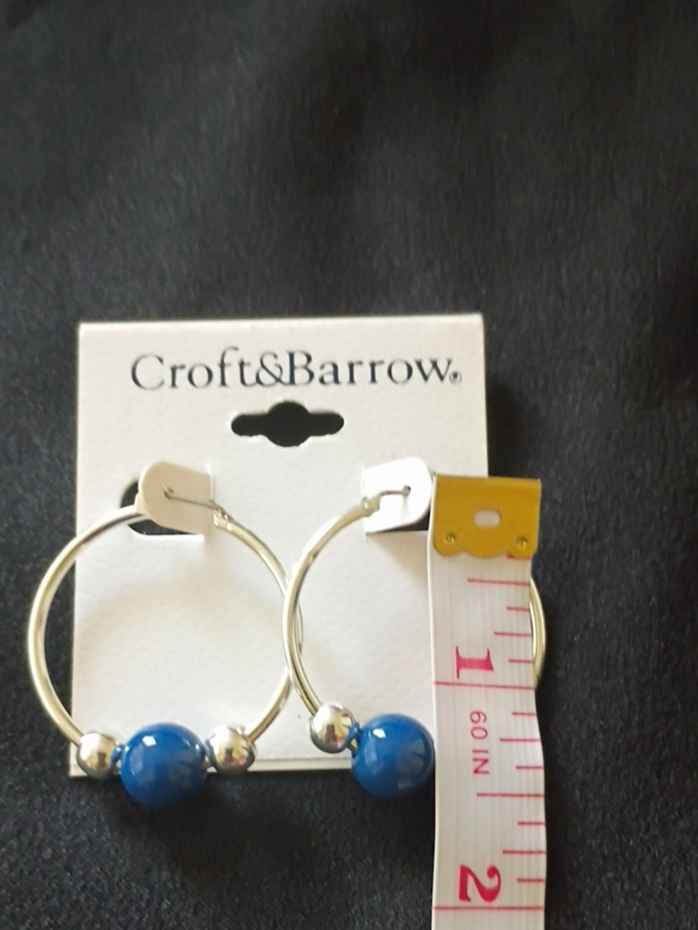 Silver Hoops - Picture 3 of 3